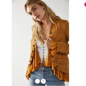 Free People Ruffles Romance Jacket